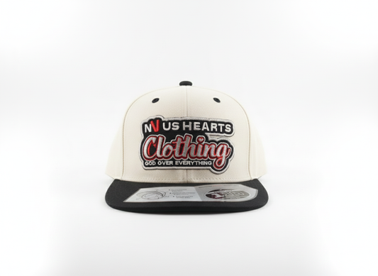 NVUS HEARTS Logo God Over Everything Snapback