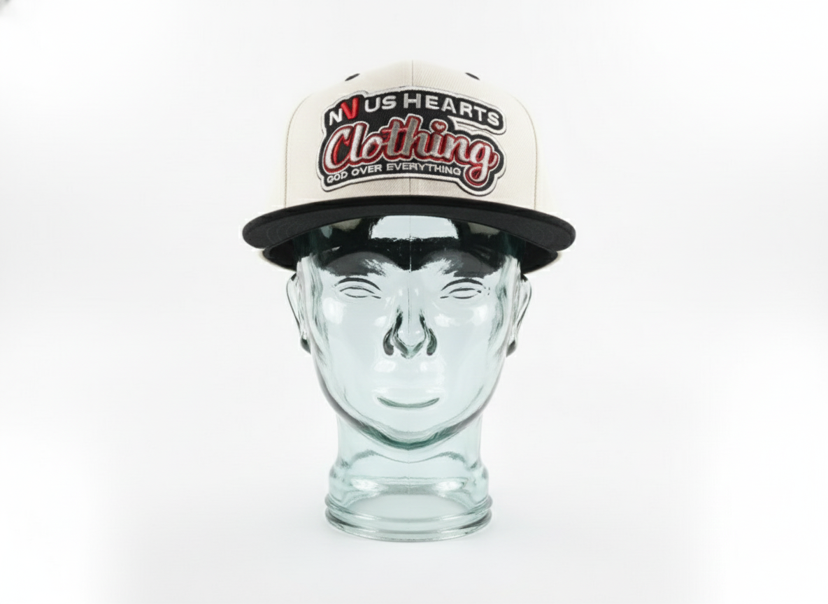 NVUS HEARTS Logo God Over Everything Snapback